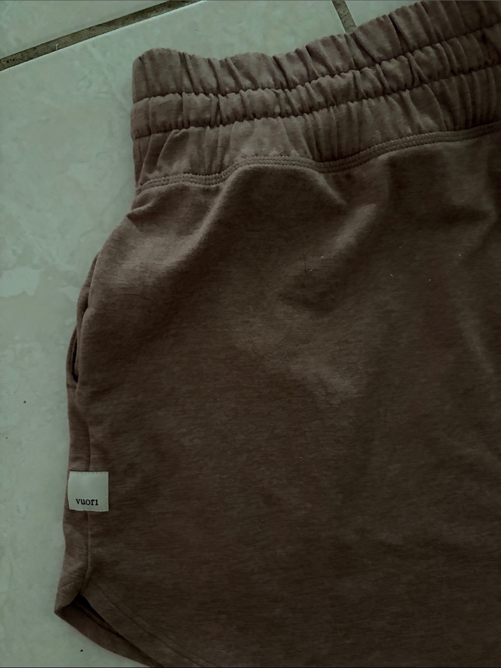 Vuori Mauve-Brown Athletic Lounge Shorts - Picture 3 of 4